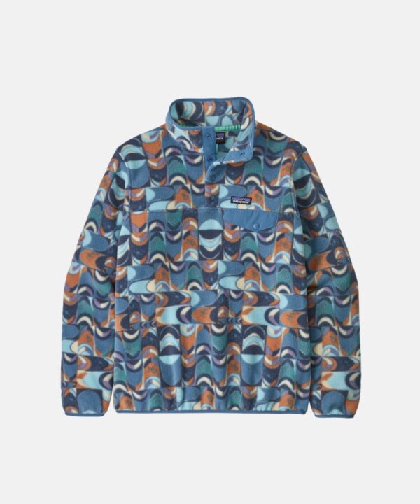 Patagonia Ws LW Synch Snap-T P/O Swallowtail Geo: Still Blue