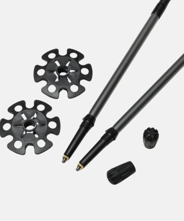 Silva Trekking Poles Aluminum Z-Fold Grey