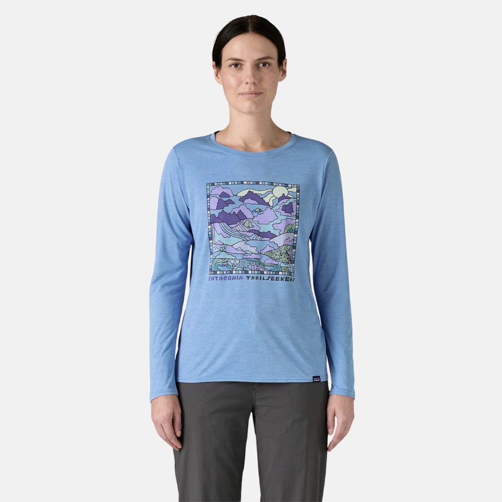 Patagonia W's L/S Capilene® Cool Daily Graphic Shirt - Lands